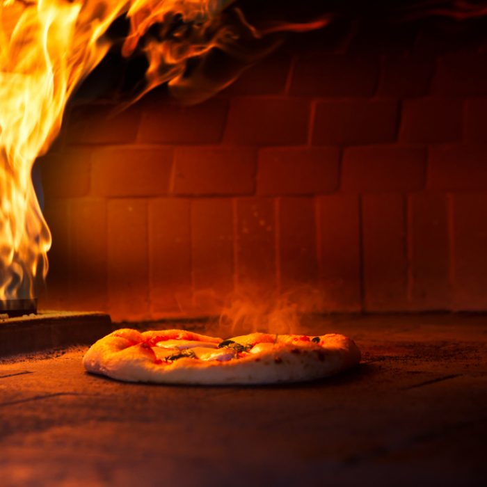 high-heat oven pizza